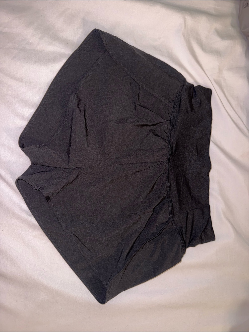 Love Tree Black High-Waist Athletic Shorts